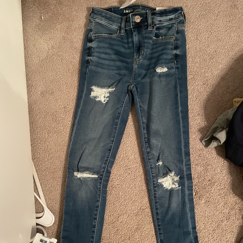 American Eagle Dark Wash Skinny Jeans